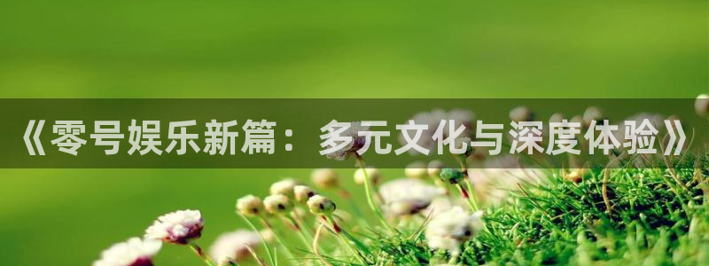 蓝狮娱乐分红代理计划：《零号娱乐新篇：多元文化与深度体验》